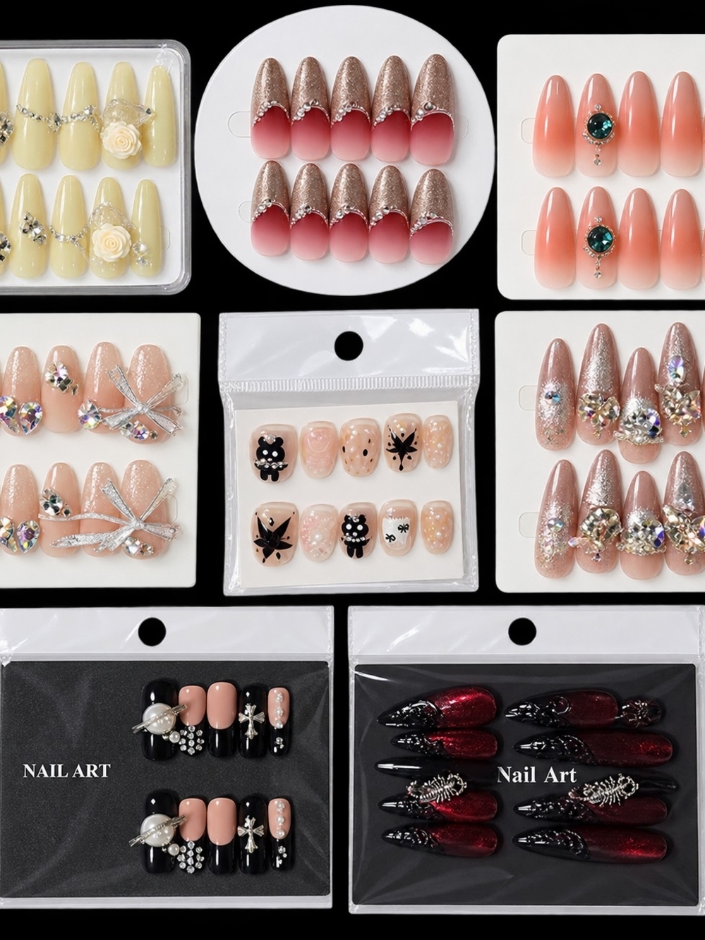 Press-On Nails – Various Designs – Live Sale